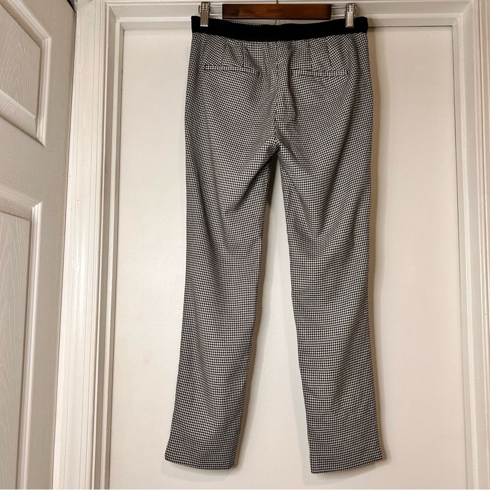 Zara Black & White Houndstooth Pants - Size Small - Picture 6 of 12